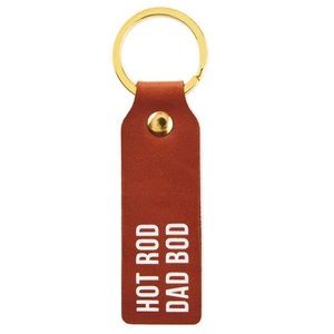 Hallmark “Hot Rod Dad Bod” Keychain NWOT